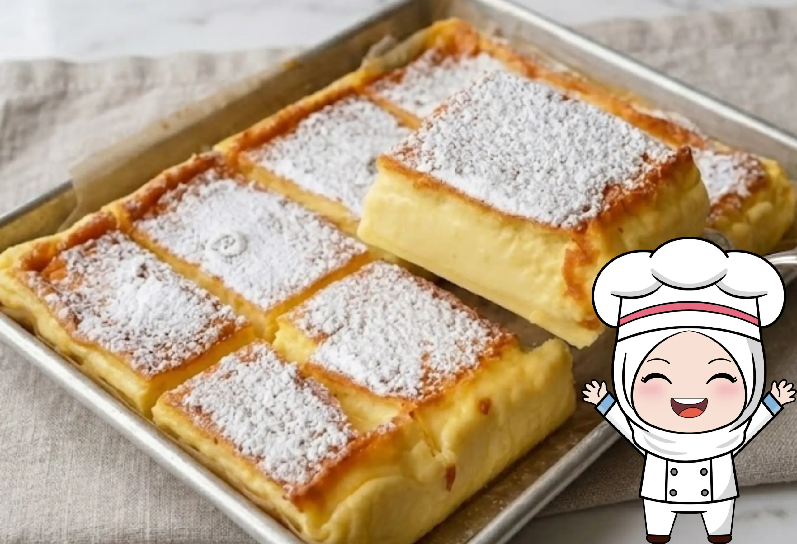 Delicata Torta Budino al Latte e Vaniglia