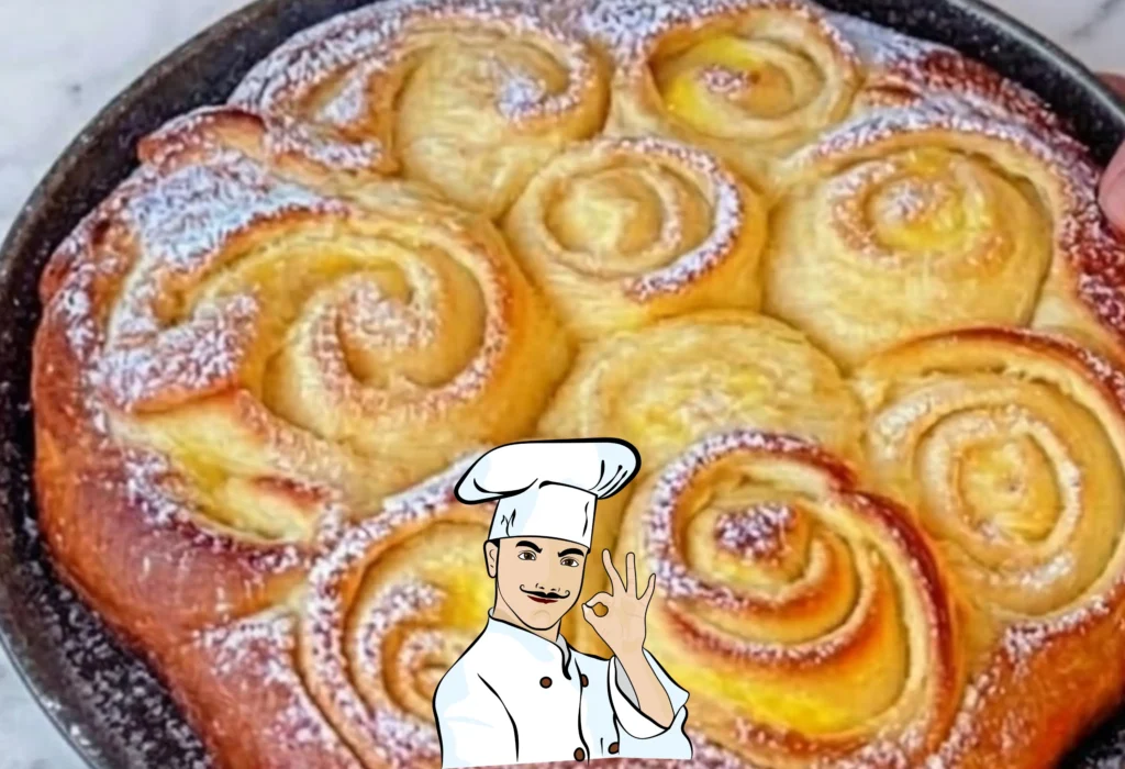 Torta di Rose Soffice con Crema Agrumata all’Arancia