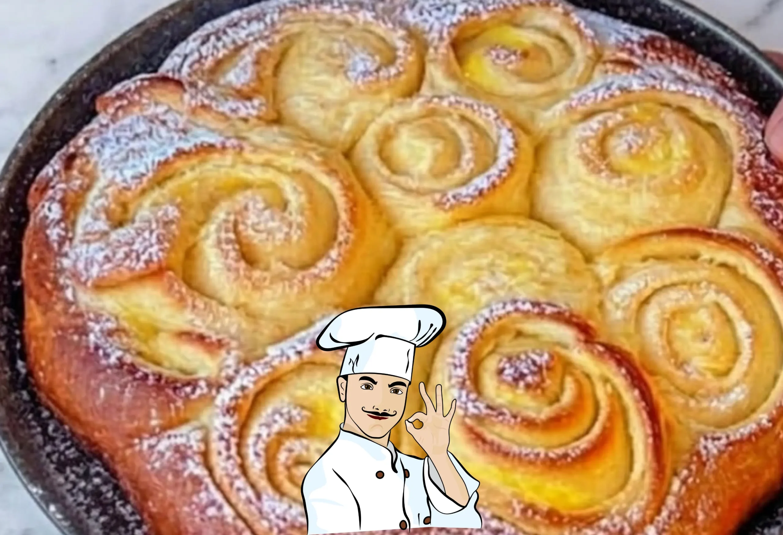 Torta di Rose Soffice con Crema Agrumata all’Arancia