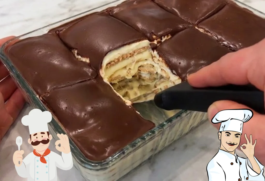 Dessert Freddo Biscotti e Crema al Latte