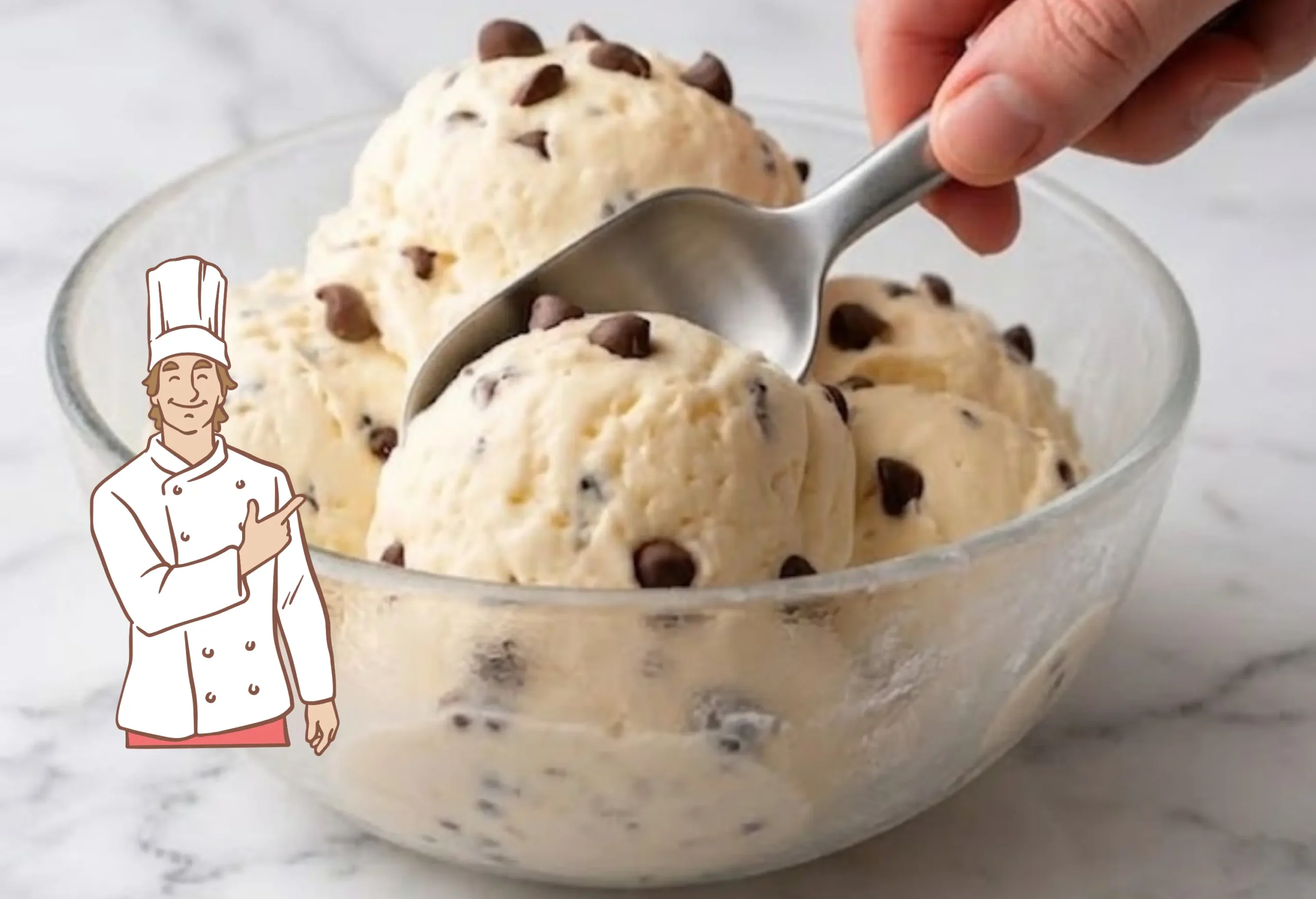 Gelato Proteico con Ricotta e Yogurt Greco